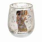 Świecznik szklany 9,5cm Oczekiwanie Gustav Klimt,Goebel