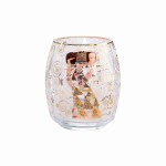 Świecznik szklany 13,5cm Oczekiwanie Gustav Klimt,Goebel