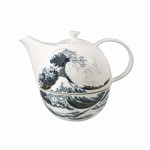 Dzbanek do herbaty z podgrzewaczem - The Great Wave Katsushika Hokusai , Goebel