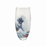 Wazon szklany  Wielka Fala - Katsushika Hokusai ,  Goebel