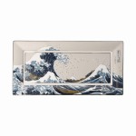 Patera podłużna  The Great Wave - Katsushika Hokusai , Goebel