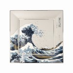 Patera kwadratowa The Great Wave - Katsushika Hokusai , Goebel 