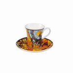Filiżanka do espresso  Peacock blue - Louis Comfort Tiffany , Goebel
