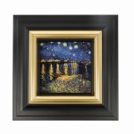 Obraz porcelanowy Gwiazdy nad Rodanem - Vincent van Gogh , Goebel