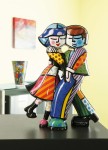 Figura porcelanowa Cheek to Cheek - Romero Britto , Goebel