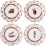Zestaw 4 talerzy jubileuszowych na 15-lecie Toy's Delight  Villeroy & Boch
