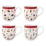 Zestaw 4 kubków  jubileuszowych na 15-lecie Toy's Delight  Villeroy & Boch