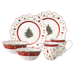 Zestaw śniadaniowy dla dwojga biały  Toy's Delight  Villeroy & Boch