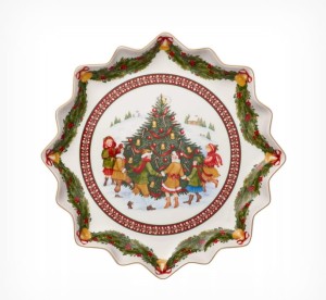 Półmisek na ciasto Dzieci tańczące wokół choinki 850 ml  Toy's Fantasy   Villeroy & Boch