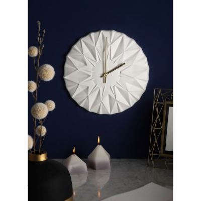 14005531-zegar-porcelanowy-scienny-okragly-bialy-30cm-polygono-star-kaiser-1