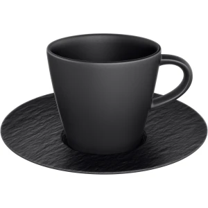 Filiżanka ze spodkiem do espresso 60 ml   Manufacture Rock   Villeroy & Boch