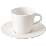 Filiżanka ze spodkiem do kawy 160 ml   Manufacture Rock blanc   Villeroy & Boch