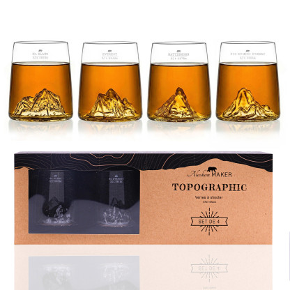 zestaw-4-kieliszkow-65ml-mont-blanc-mount-everest-matterhorn-pic-du-midi-topographic-alaskan-maker