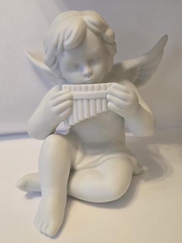 porcelanowy-aniol-z-okaryną-duzy-rosenthal