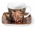 FILIŻANKA DO ESPRESSO UNIESIENIE  GUSTAV KLIMT , GOEBEL