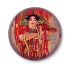 Przycisk do papieru Medycyna  Gustae Klimt , Goebel