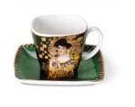 FILIŻANKA DO ESPRESSO ADELE BLOCH- BAUER  GUSTAV  KLIMT , GOEBEL